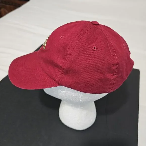 Official DOPE Brand Script Logo Strapback Hat Baseball Cap Red - Picture 3 of 7